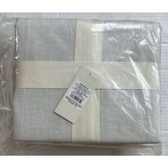 Casaluna Cashmere Blend Duvet Cover Set-King Light Grey - Picture 2 of 8